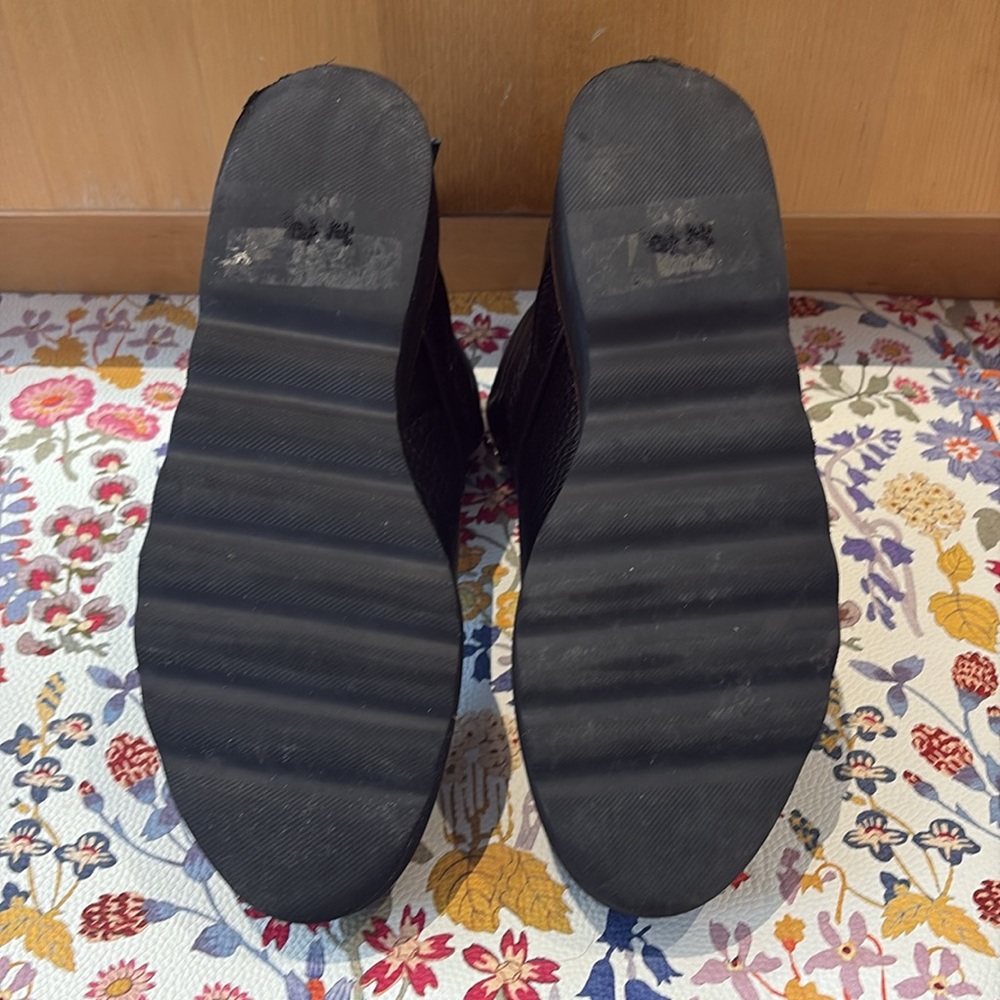 Coach Urban Hiker Leather Wedge Ankle Boots - Picture 5 of 6